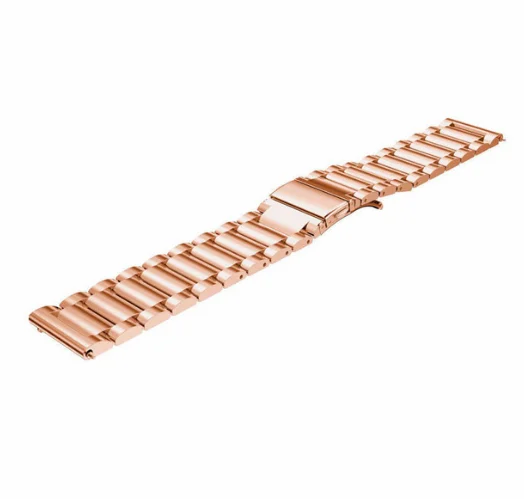 Металлический ремешок для Xiaomi Huami Amazfit Bip BIT PACE Lite, Молодежные умные часы, браслет для наручных часов для Samsung GS2 - Цвет: rose gold