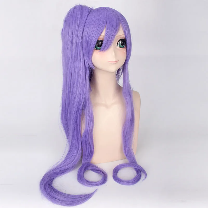 Vocaloid Gakupo Фиолетовый Длинный хвост парик косплей костюм мужчины женщины термостойкие синтетические волосы парики