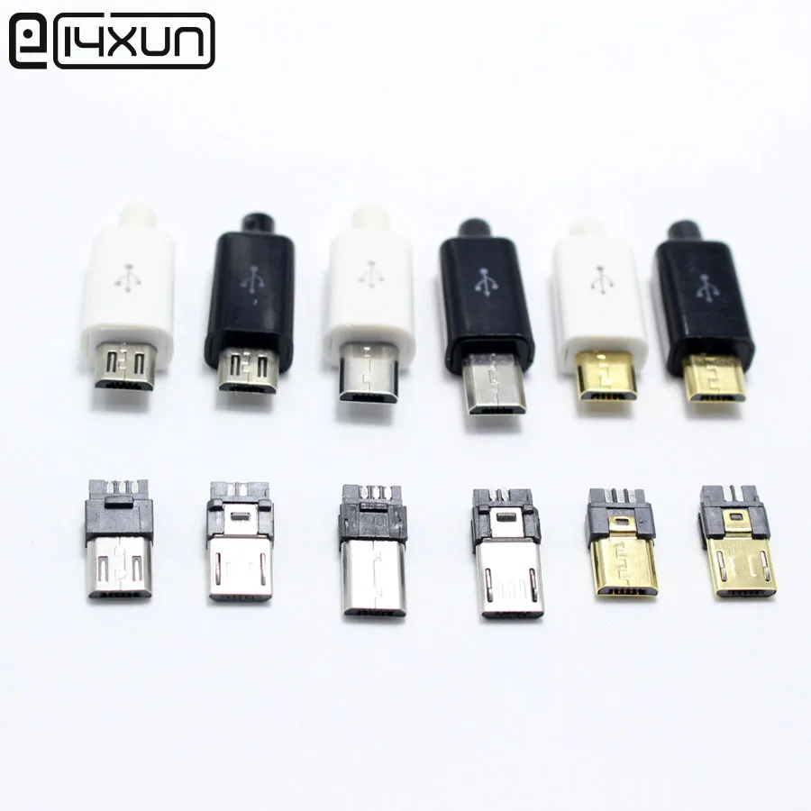 10 комплектов микро USB 5PIN сварочный Тип штекерные соединители зарядное устройство