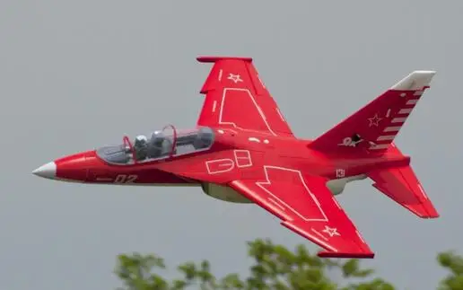 Freewing 90 мм Yak130 RC Jet PNP FJ3011 - Цвет: Red No Missile
