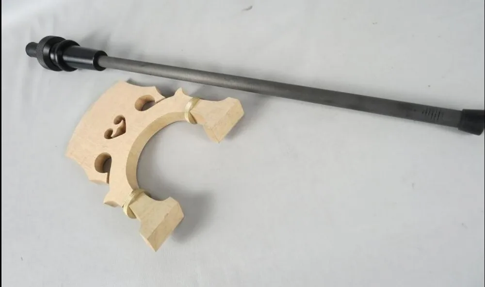 4/4 Регулируемый двойной бас мост + винтовой стиль вертикальный углеродное