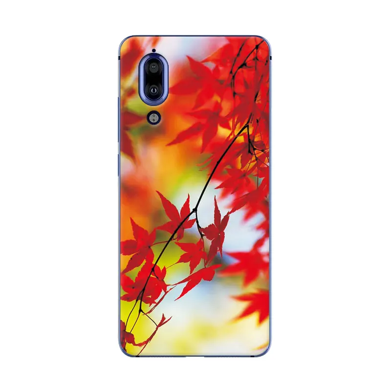 Мягкий чехол для телефона из ТПУ с экзотическим природным пейзажем Sharp Aquos S2
