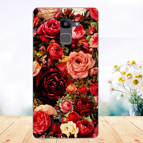 C046 Мягкий ТПУ чехол для телефона для Fly FS554 power Plus FHD чехол s силиконовый чехол с рисунком волка розы кота, прозрачный чехол для Fly Fs554 - Цвет: C046