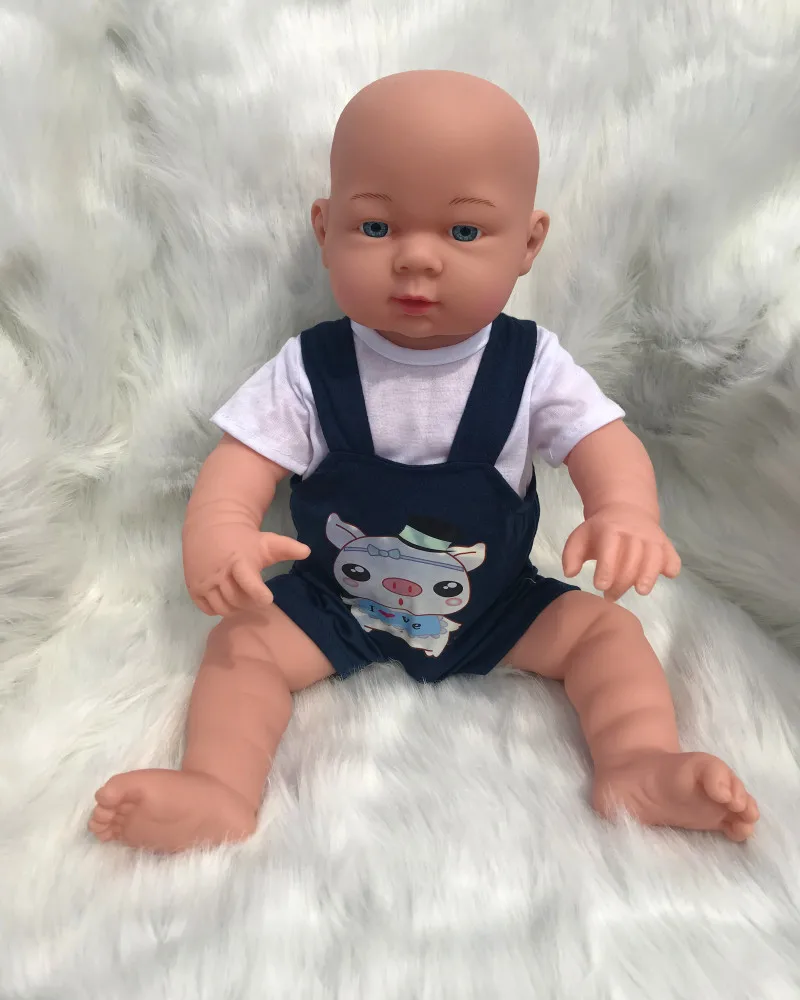 Кукла Reborn Baby Doll 52 см мягкая виниловая силиконовая кукла реалистичный плач смеха