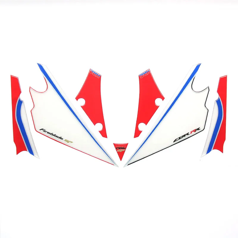 Мотоцикл для CBR1000RR sp HRC Передний Задний обтекатель двигателя автомобиля стикер 3D Edge Гель Защита бака краски pad - Цвет: 13