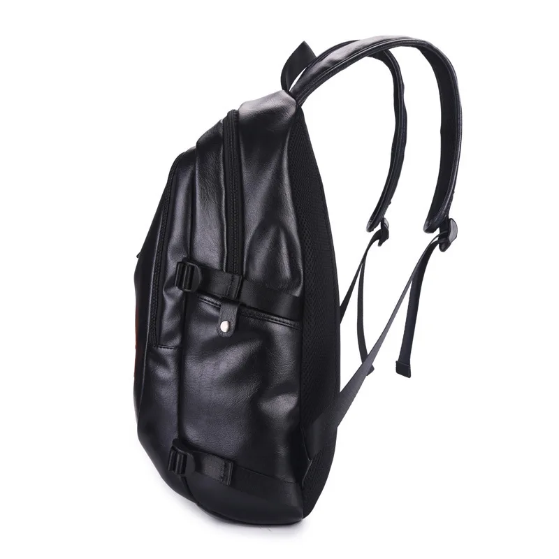 Рюкзак мужской из искусственной кожи водонепроницаемый для ноутбука|leather backpack