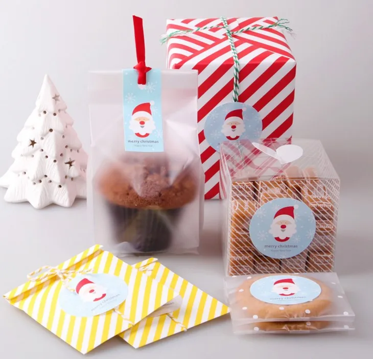 10 шт/лист веселая Рождественская елка печать наклейки значки этикетки для