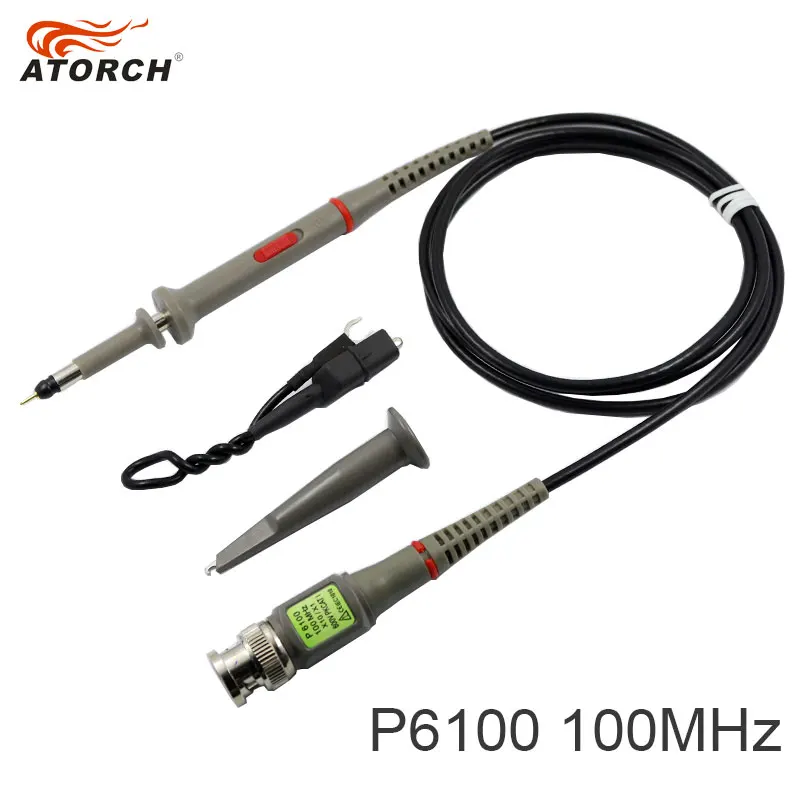 Фото Зонд для осциллографа ATORCH, DC-40MHz МГц, 100 МГц, Для Tektronix HP X1/X10 №2