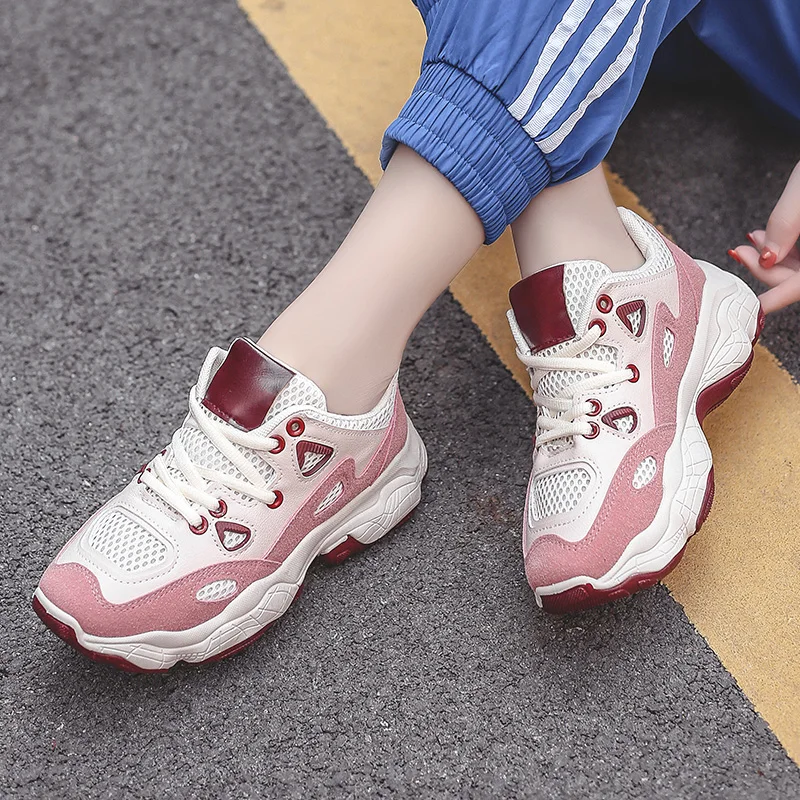 Clunky/женские кроссовки лидер продаж Zapatillas удобная обувь на платформе летняя