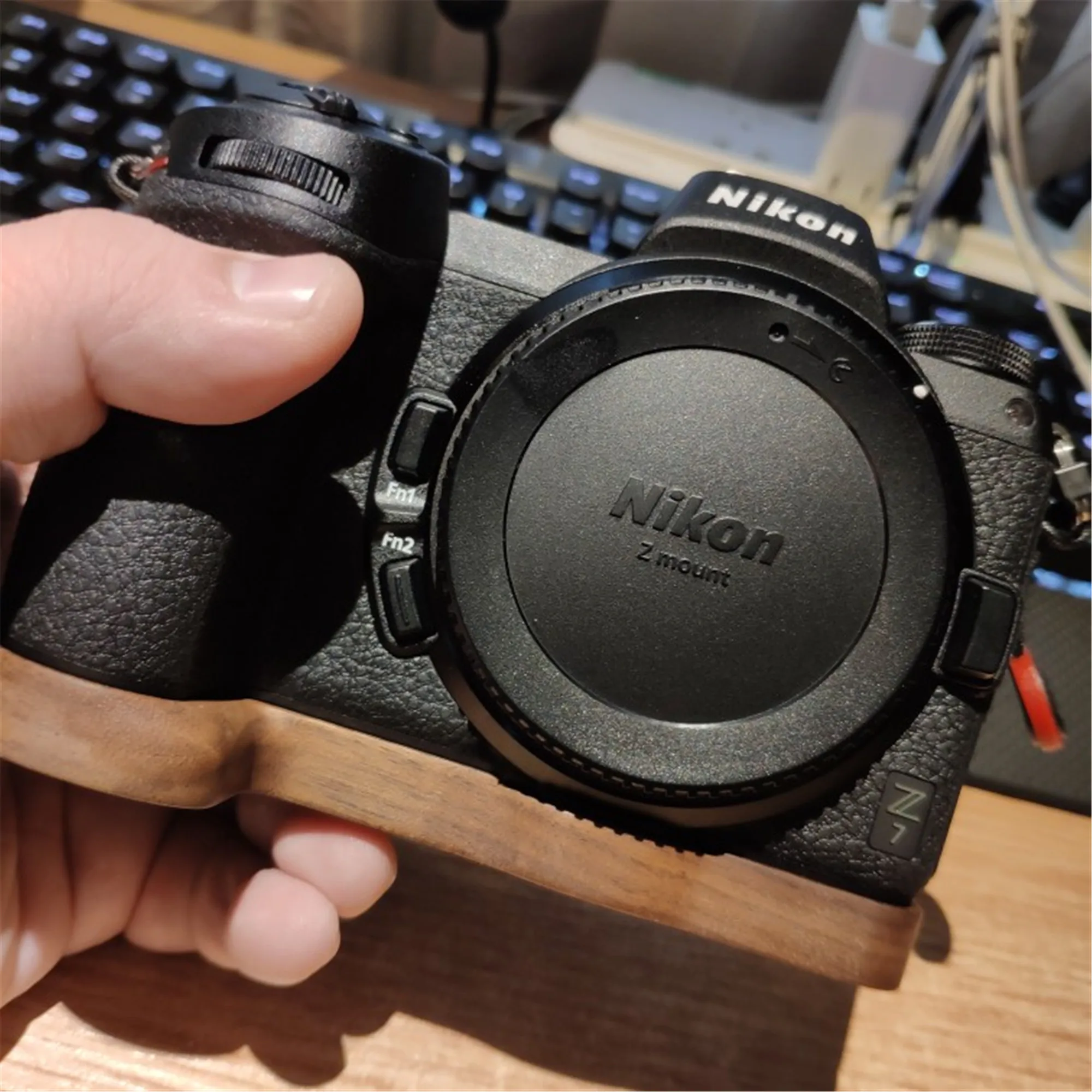 Деревянная рукоятка для Nikon Z6 Z7 Arca Sunway Benro|Моноподы| |