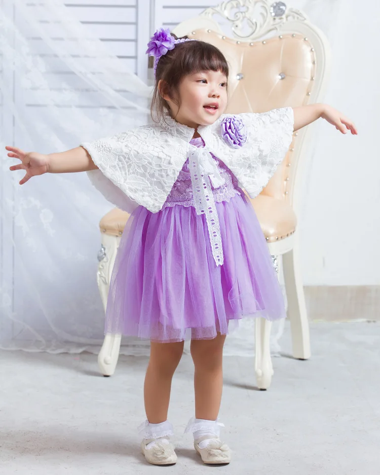 2021 New Baby Girls Shrug Fashion Lace Bolero Formal Toddler Wedding Party Jacket Kids Clothing | Детская одежда и обувь