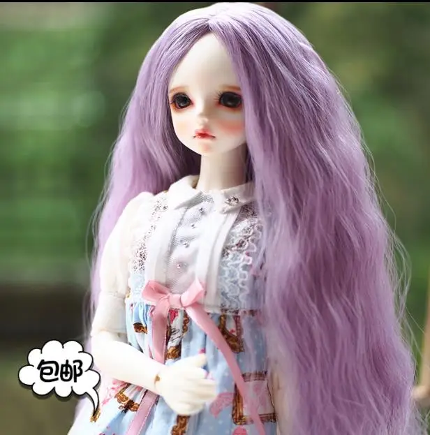1/3 1/4 1/6 BJD SD Девушки Длинные волны парик высокой температуры