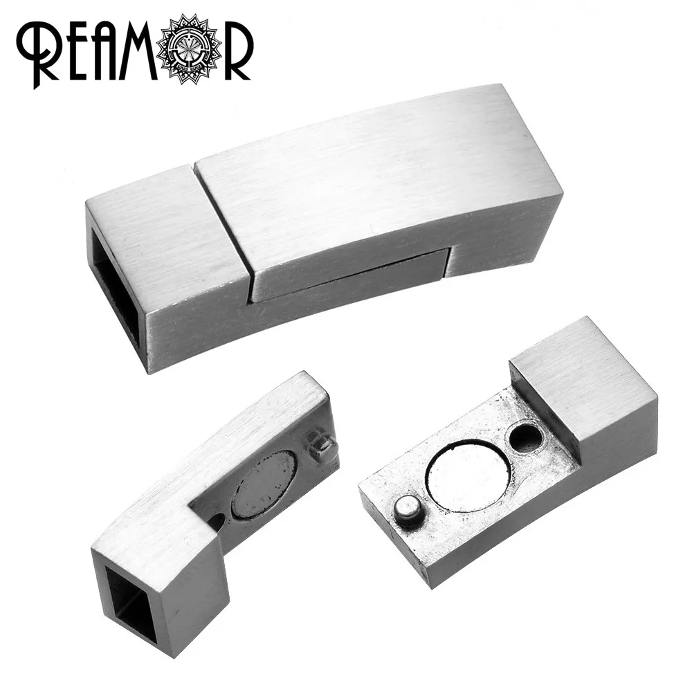 Браслет из натуральной кожи с металлической панелью и магнитной застежкой |