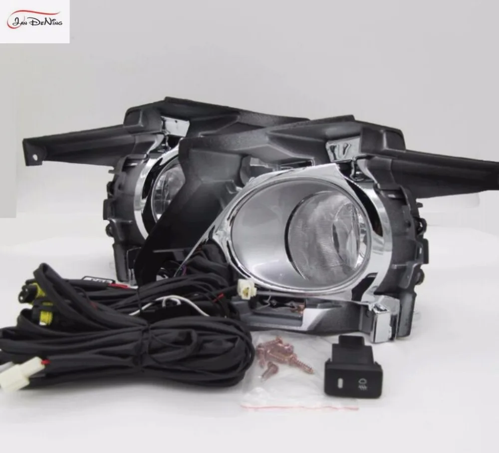 JanDeNing Противотуманные фары для TOYOTA KIJANG INNOVA/CRYSTA 2016 ~ 2018 прозрачная галогенная лампа