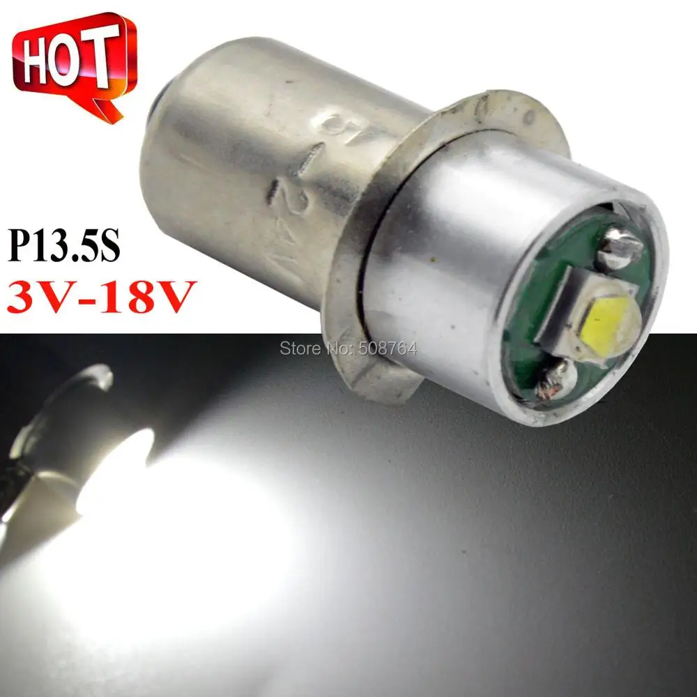 2 шт./лот 3000k 6000k P13.5s 5 Вт Maglite светодиодный фонарь для 6d или 6c 3-18 в 200lm белый и теплый белый