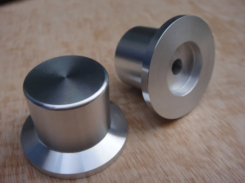 

1pcs Diameter 38mm height 26mm full aluminum knob volume knob silver