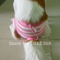 tangpan female pet dog sanitary pant panty striped pattern diaper briefs shorts sml