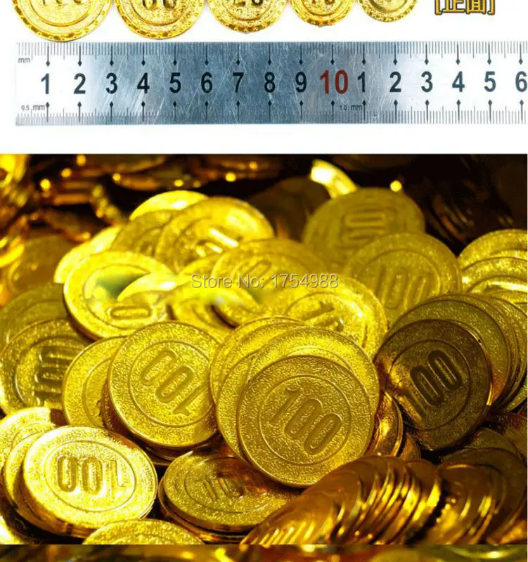 Детский подарок игра в комнату побега реквизит с чипом валюты Пираты золотые