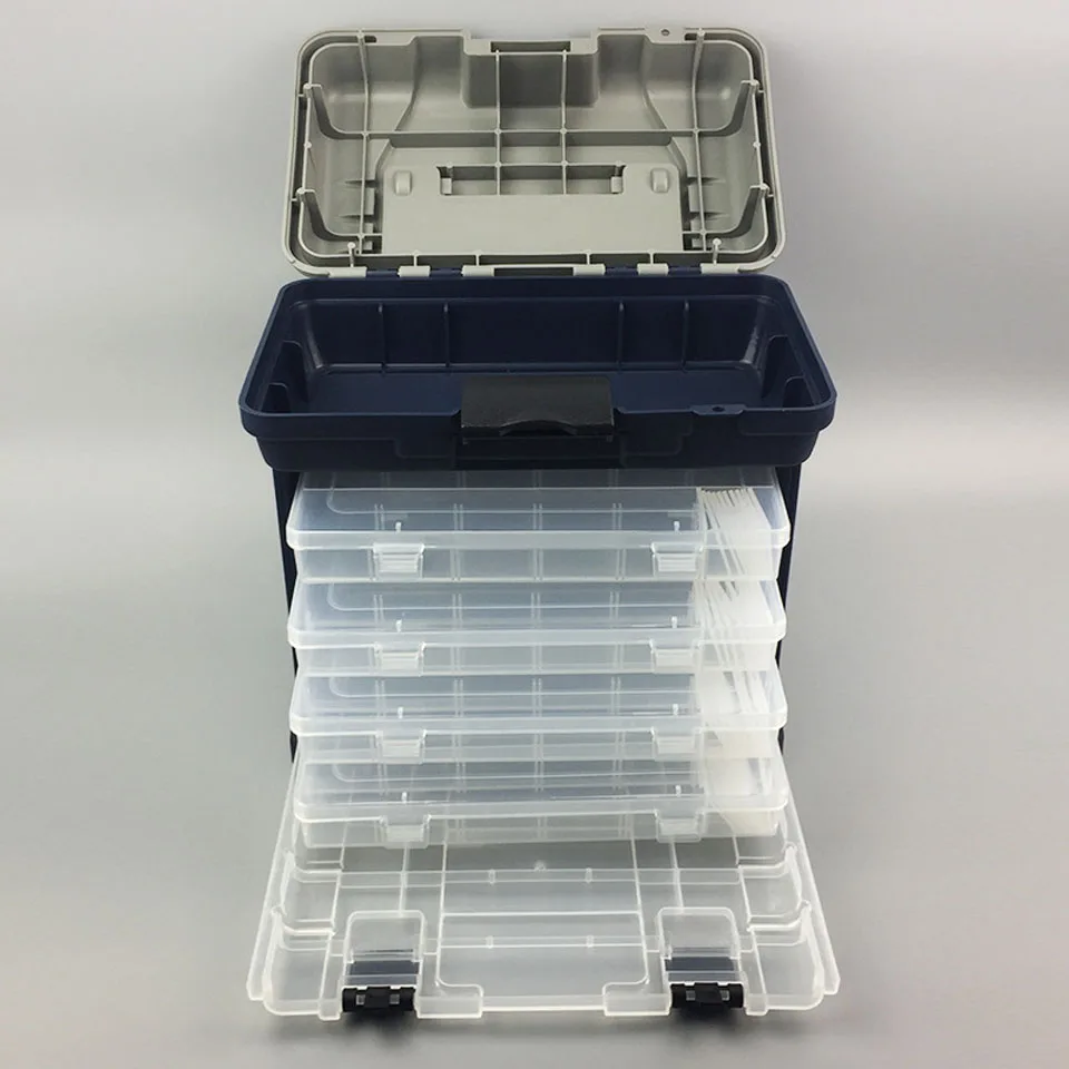 Портативный 5 Слои большая рыболовная приманка приманки рыболовные Крючки