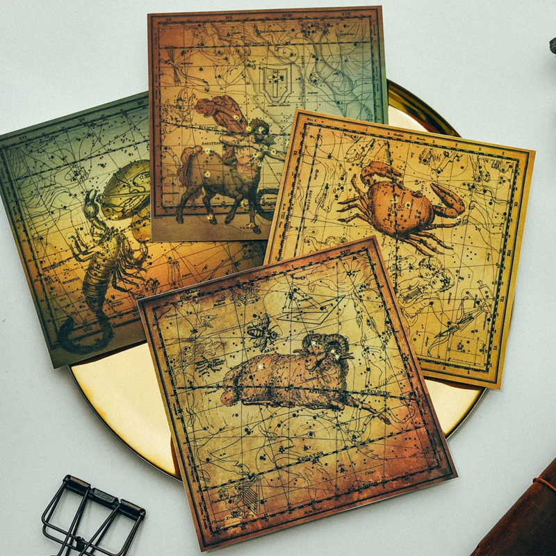 Винтажные наклейки YPP из серии созвездий для рукоделия скрапбукинга поделок