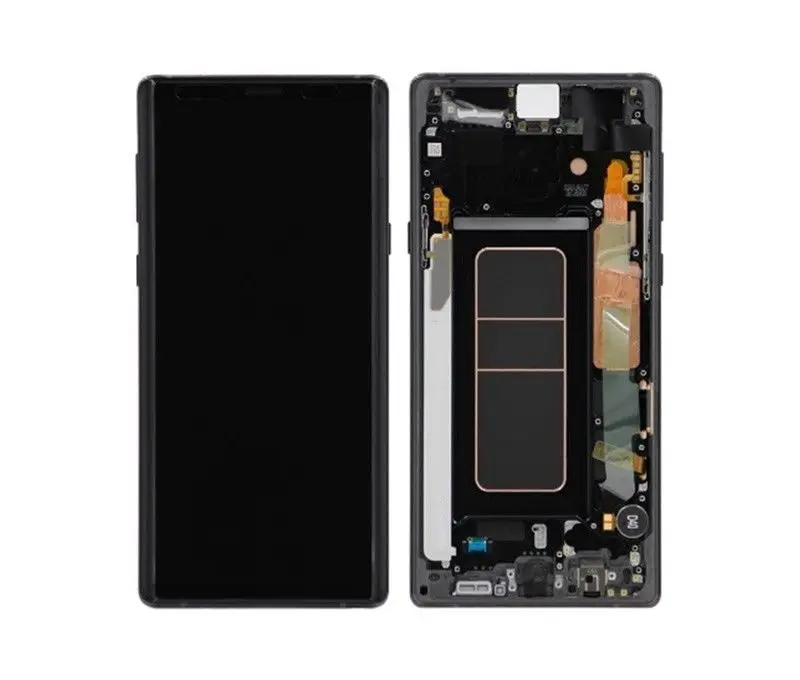 100% SUPER AMOLED 6 4 ''ЖК дисплей с рамкой для SAMSUNG GALAXY Note 9 Note9 N960D N960F сенсорный экран