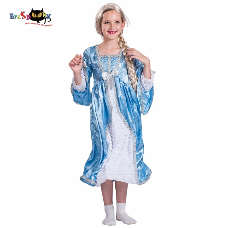 

Girl Costume Princess Dress Elsa Costume Girls Castle Princess Long Dress Party Cosplay Flower Girl Dresses Kids Anna Costume