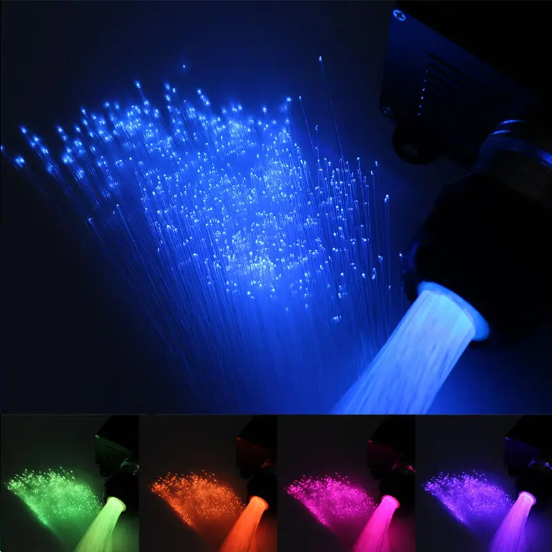 32 Вт RGB Мерцание светодиодный оптоволоконный светильник двигателя 28 клавиши РФ