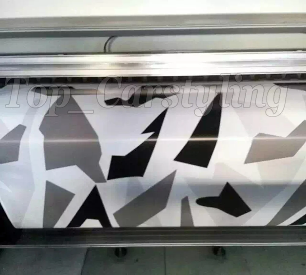 Черный белый серый пиксель виниловая пленка камуфляж/камуфляж автомобильная