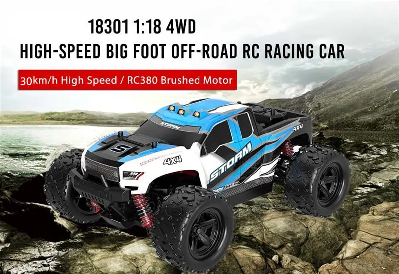 18301 36 км/ч n 55 км/ч 2,4 г 4WD RC высокоскоростной автомобиль высокоскоростной гоночный грузовик автомобиль внедорожник игрушки против a959-b a979-b rc автомобиль