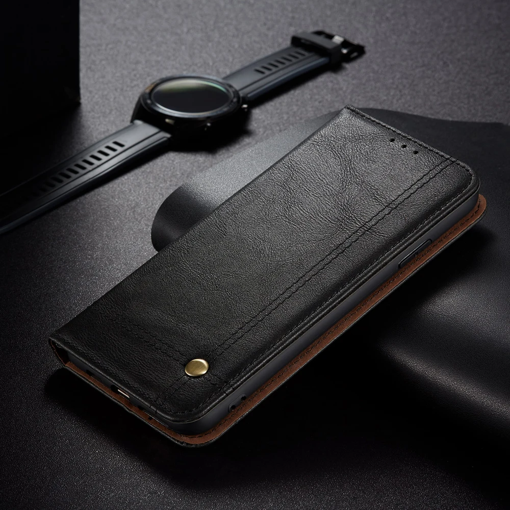 Case Cover For iphone 5 5s SE 6 7 8 Plus XR XS 11 Pro Max Case Luxury Magnet Flip Matte Leather Bag For iphone 5 S Wallet Cover