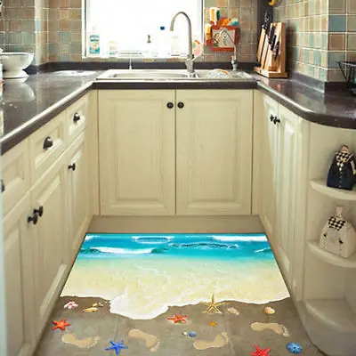 3d наклейка с изображением морского пола искусство океана виниловая картина