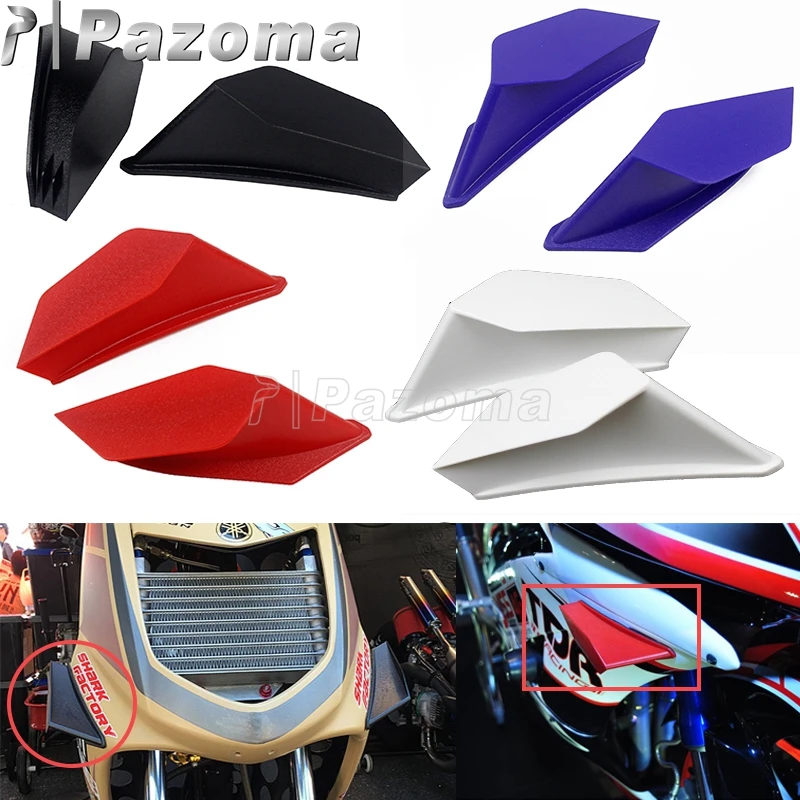 2x аэродинамические Winglets для мотоцикла комплект динамических крыльев Honda Yamaha Suzuki