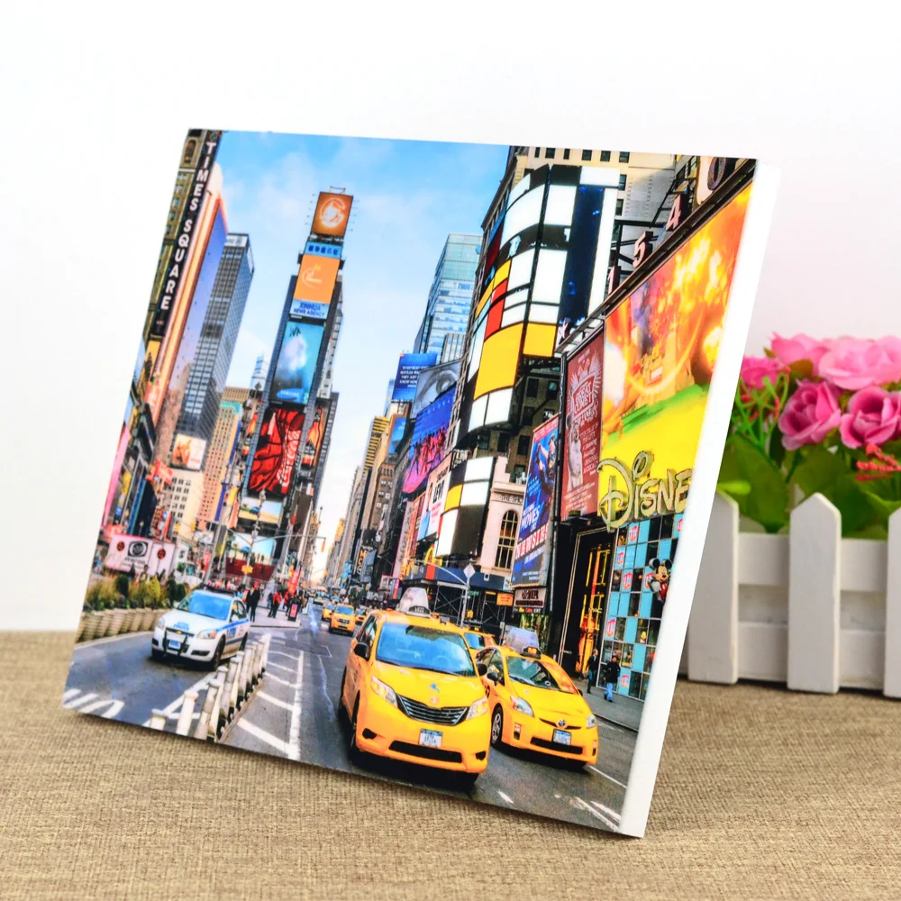 20x24 см прямоугольная простая деревянная рамка DIY картина Печать подвесная фоторамка деревянное Ремесло Украшение
