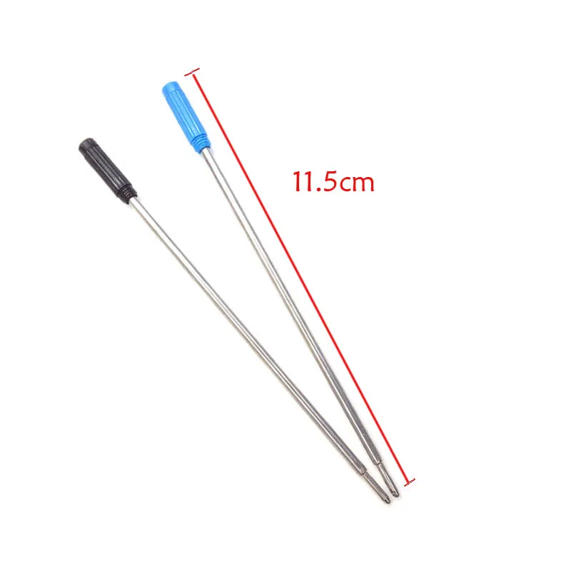 20 шт. цвет синий черный Большие размеры чернил Refill Шариковая ручка заправки для