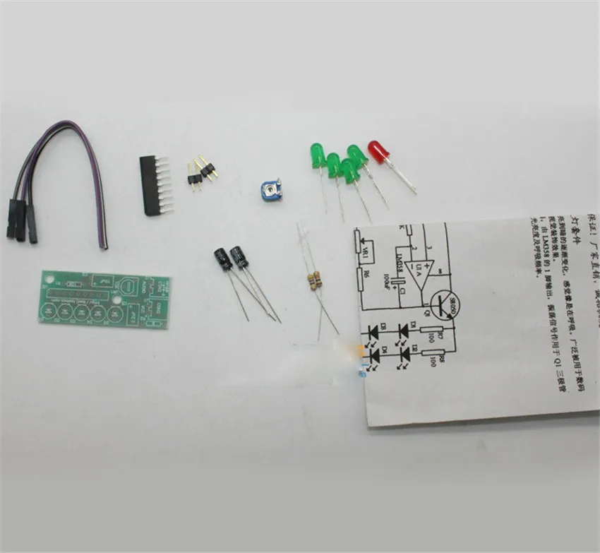 DIY Kit комплект индикатор уровня аудио электронный массового производства частоты