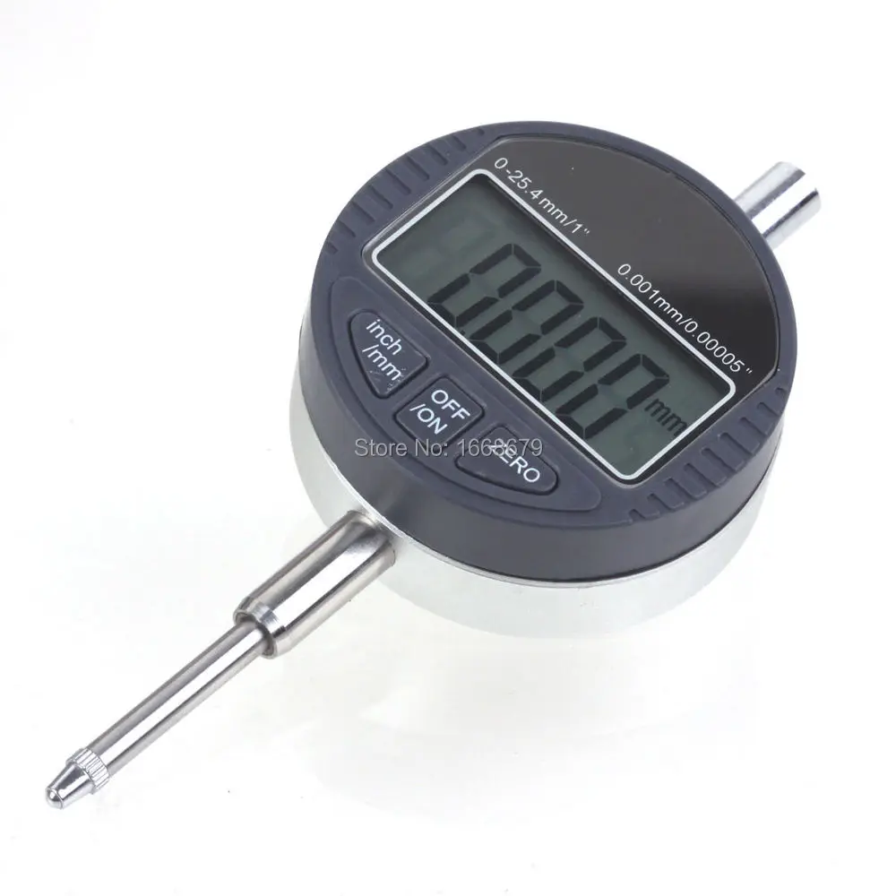 

0.001mm/0.00005" Digital Dial Indicator Gauge Range 0-25.4mm/1"