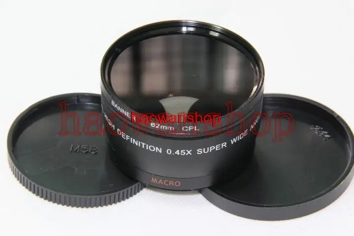 Широкоугольный объектив для canon 60d 650d 700d 600d 550d 500d 1000d 0 45x58 мм|Объективы