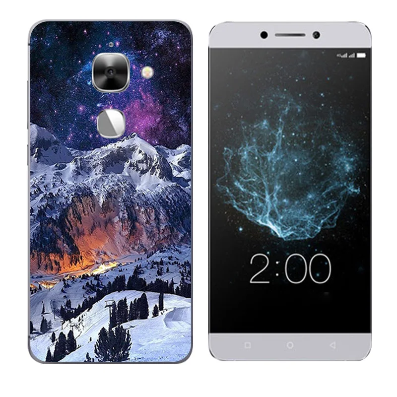 For LeEco Le Max2 Case X820 Silicone Letv Max 2 Cover Leeco Coque Snowflake Printing for Eco X829 X821 |
