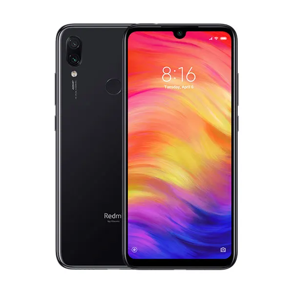 Глобальная версия Xiaomi Redmi Note 7 4GB 128GB смартфон S660 Octa Core 4000 мА/ч, 6," 2340x1080 48+ 13 Мп двойной Камера мобильного телефона из закаленного стекла - Цвет: Black