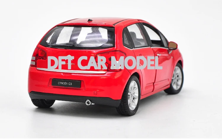 1:24 Масштаб сплава игрушечных автомобилей 2010 C3 автомобиль модель детской машинки авторизованный отличный подарок для детей