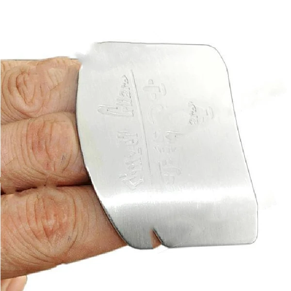 HotGoods Novel Cutting Vegetable Stainless Steel Finger Guard - Silver |