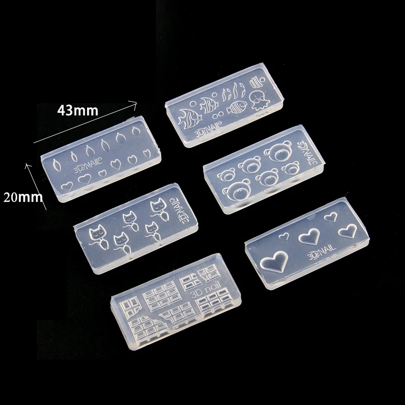 1 шт. силиконовая форма для дизайна ногтей 28 видов|nail art silicone|silicone nail toolsilicone mold |