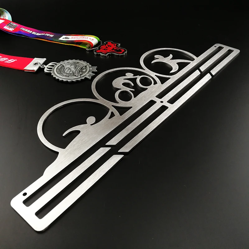 DDJOPH Triathlon medal hanger Stainless steel holder Sport for swimming running cycling medals | Дом и сад