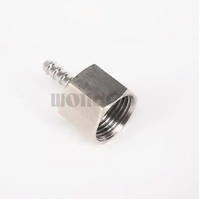 Соединитель BSP с внутренней резьбой на 6 мм для шланга зазубринами 1/2 дюйма из