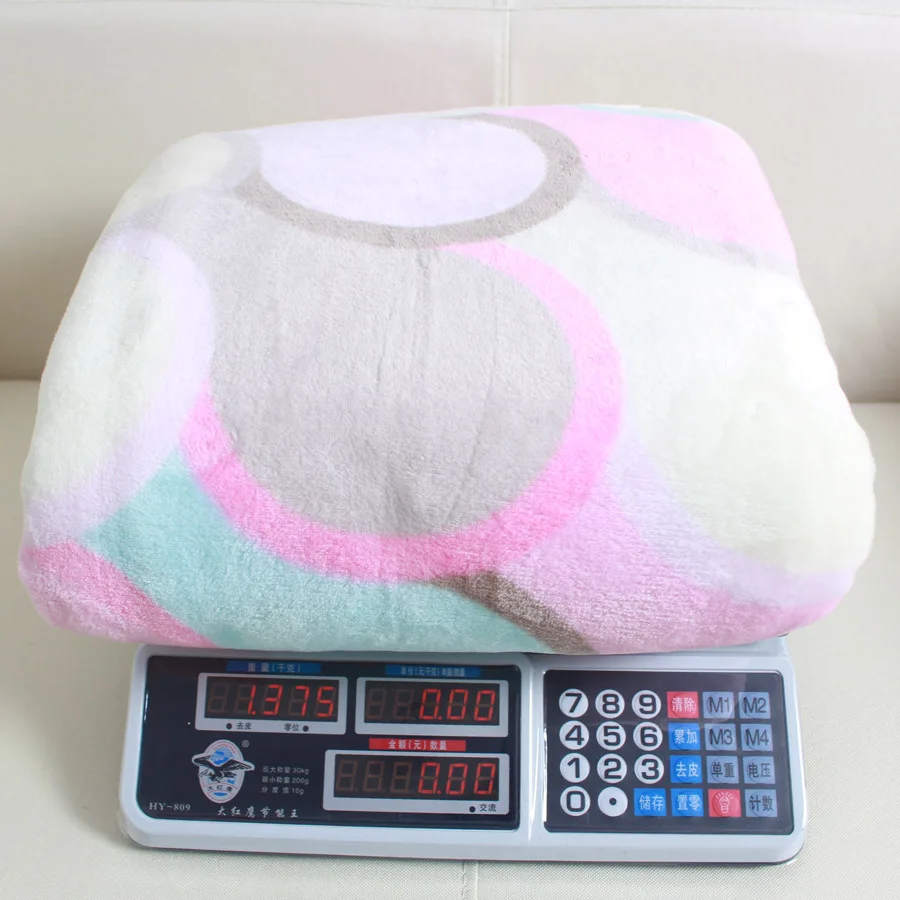 Зимнее одеяло на кровать розовые воздушные шары толстые размер KING QUEEN