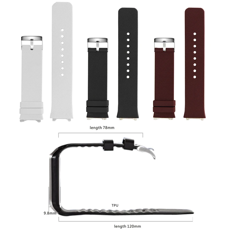 DZ09 оригинальный силиконовый сменный ремешок для смарт часов dz 09|replacement band|band