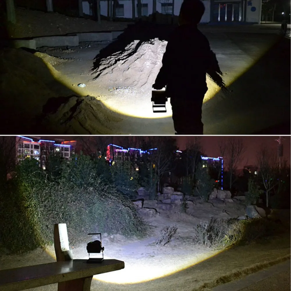 Портативный вращающийся зум T6LED прожектор лампа наружная перезаряжаемая