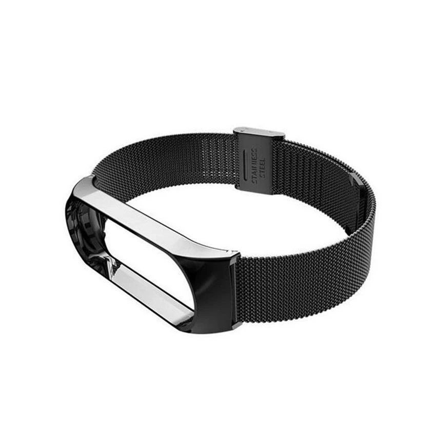 Браслет Mi band 3 для Xiaomi mi металлический Безвинтовой браслет из нержавеющей