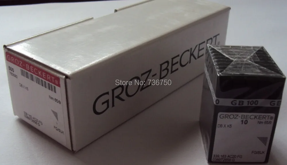 100% оригинальная игла для вышивания Groz Beckert DBXK5 Nm 65/9 60/8 Tajima Barudan SWF ZSK Китай запчасти
