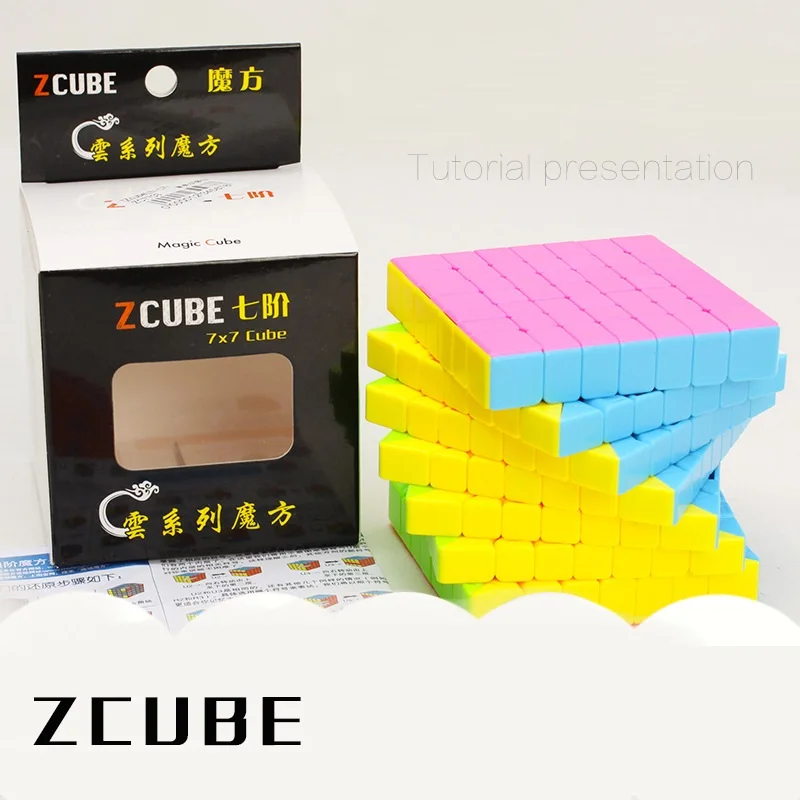 Магический скоростной кубик Z CUBE 7x7x7 красочный пазл высококачественный